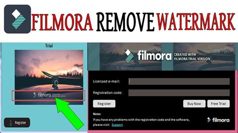 how to remove the watermark on filmora